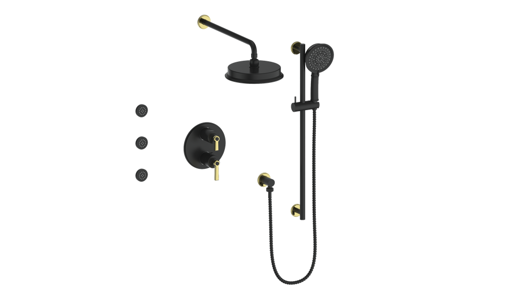 Vogt ZEHN 3-WAY TH SHOWER KIT WITH BODY JETS