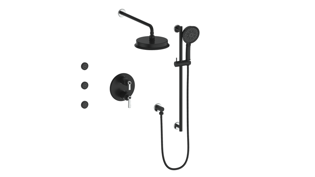 Vogt Zehn 3-Way Thermostatic Shower Kit with Body Jets - image 18