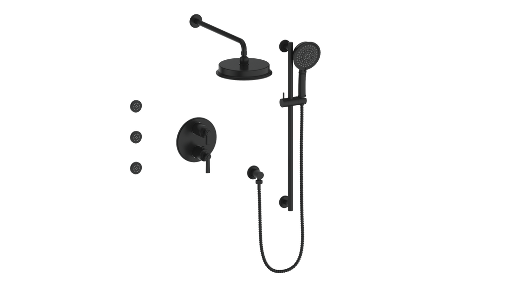 Vogt Zehn 3-Way Thermostatic Shower Kit with Body Jets - image 12