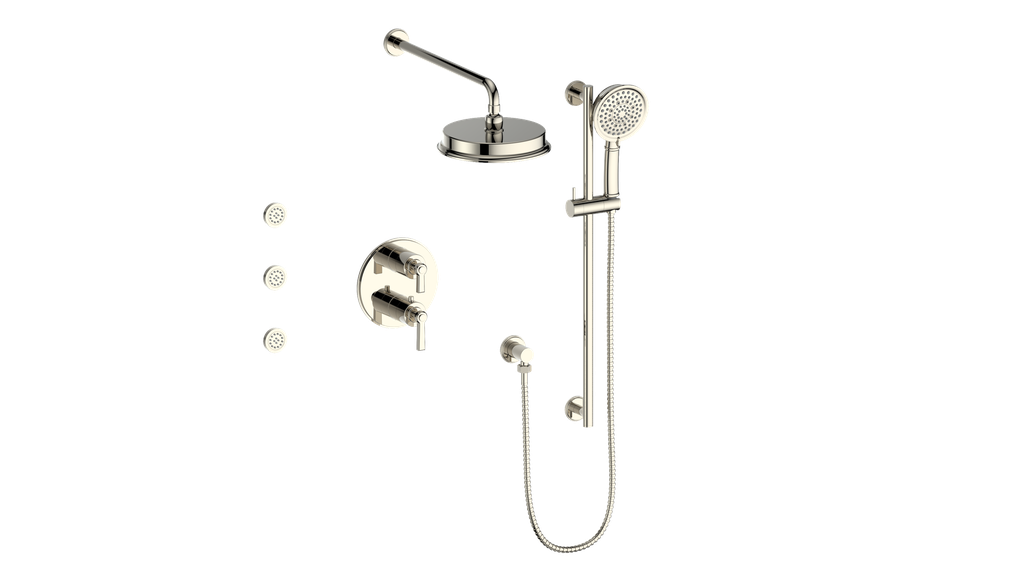 Vogt Zehn 3-Way Thermostatic Shower Kit with Body Jets - image 21