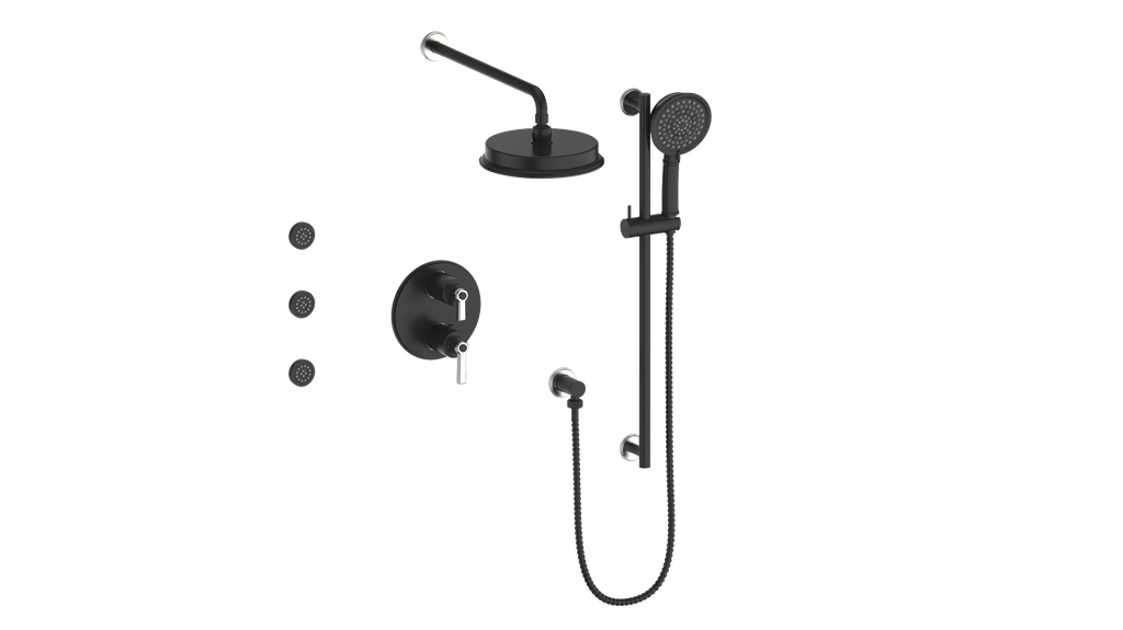 Vogt Zehn 3-Way Thermostatic Shower Kit with Body Jets - image 15