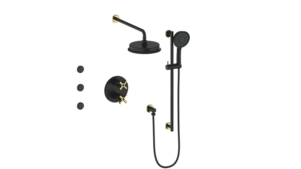 Vogt ZEHN 3-WAY TH SHOWER KIT WITH BODY JETS