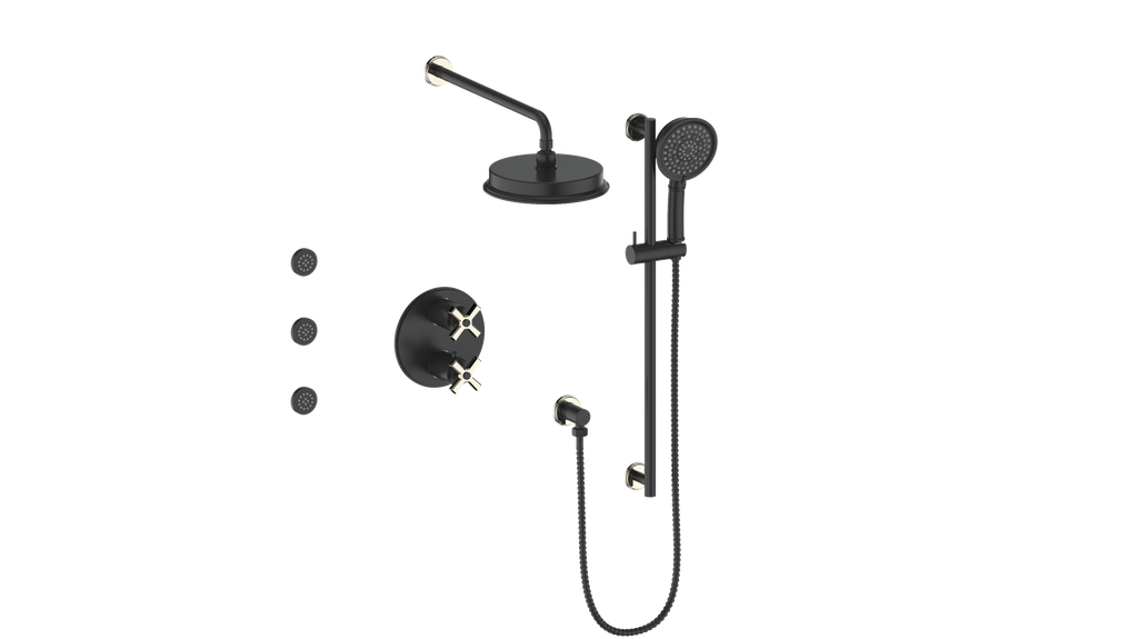 Vogt ZEHN 3-WAY TH SHOWER KIT WITH BODY JETS