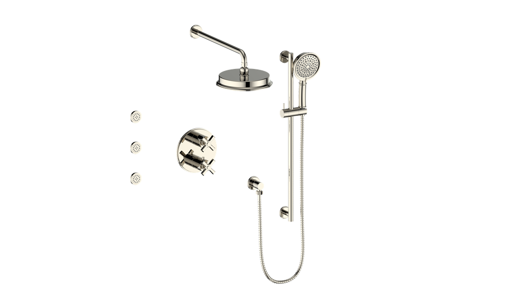 Vogt Zehn 3-Way Thermostatic Shower Kit with Body Jets - image 23