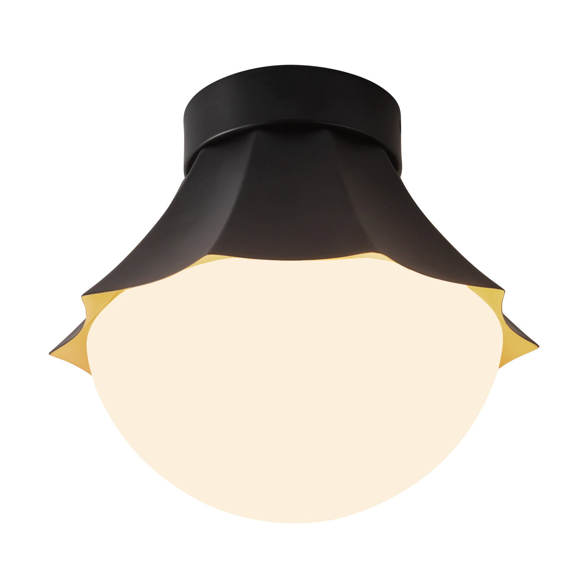 Alora Mood Shelton 11-in Semi-Flush Mount