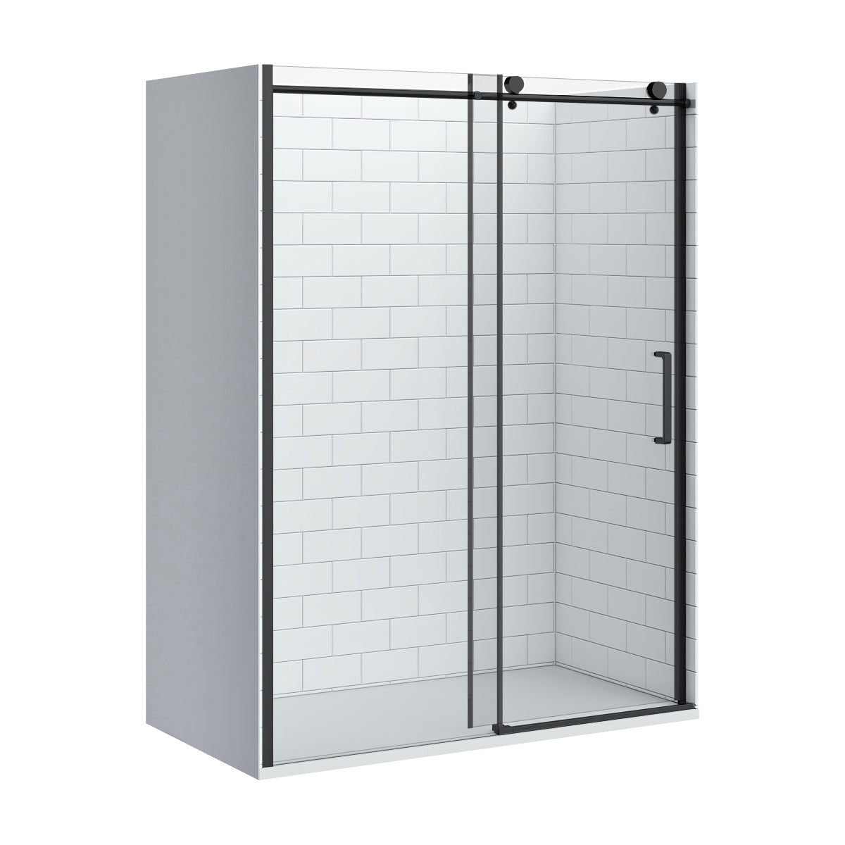 Valerie Black with Subway Tile Walls