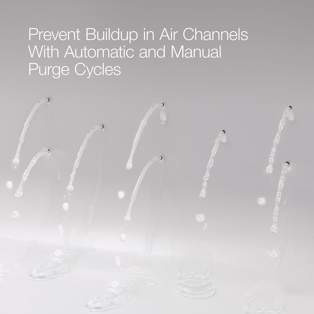 Archer® 60" x 32" integral apron Heated BubbleMassage™ air bath with Bask® heated surface and left-hand drain