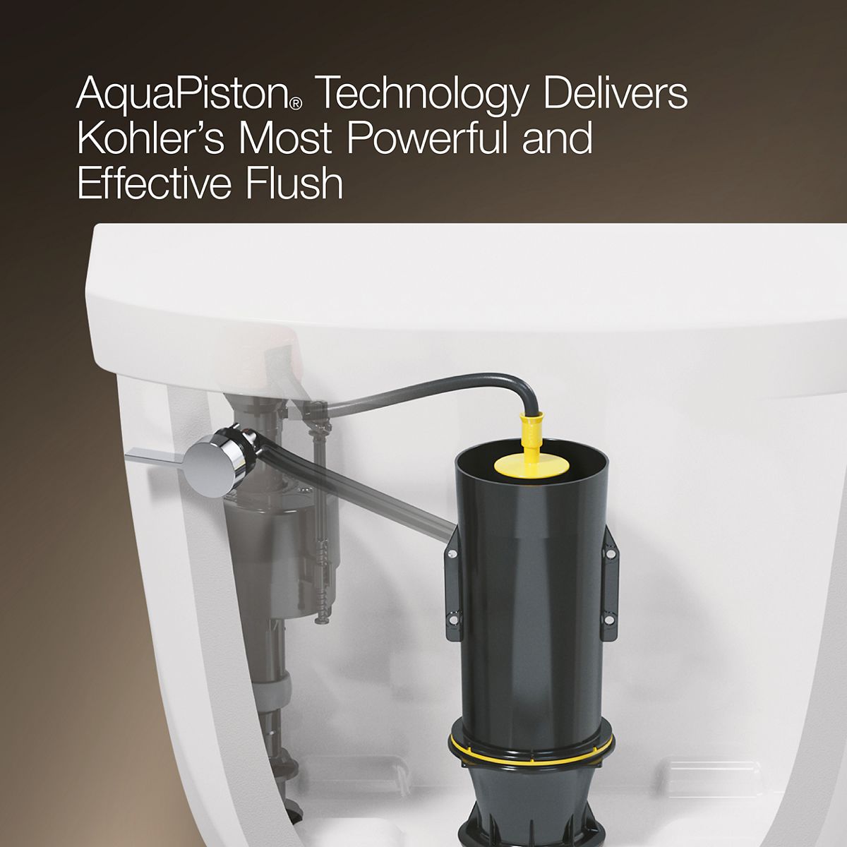 Highline® Toilet tank, 1.28 gpf
