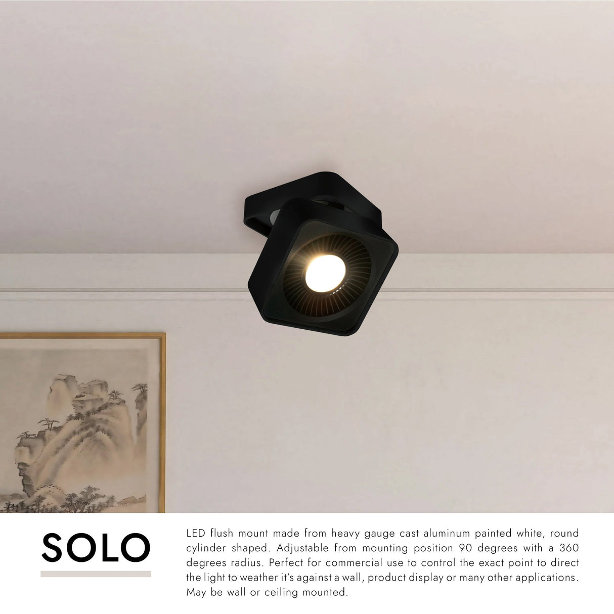 Kuzco Solo 5-in Flush Mount