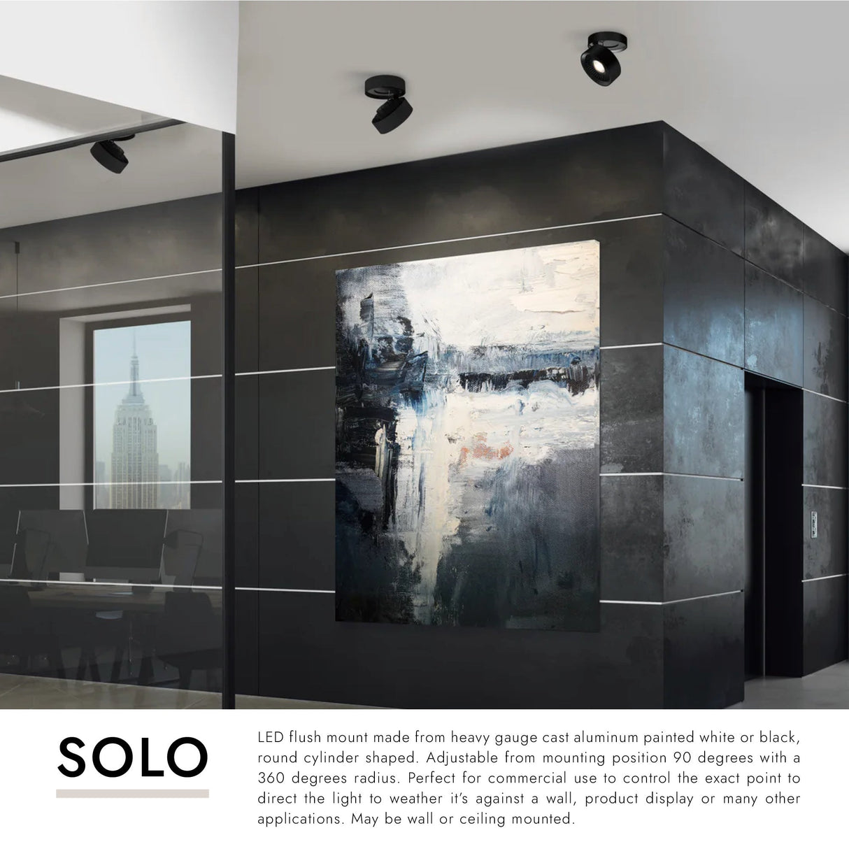 Kuzco Solo 5-in Flush Mount