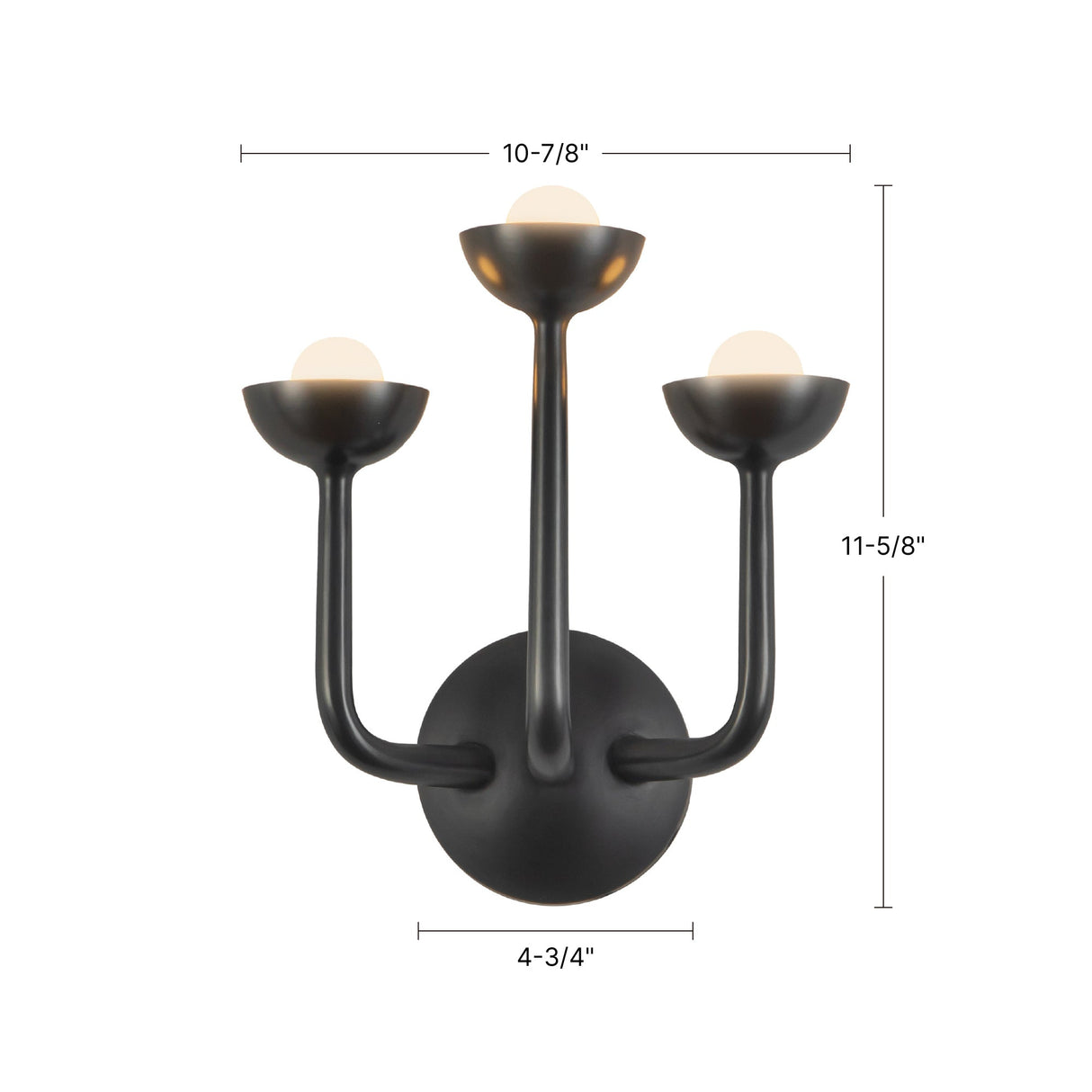 Alora Spade 11-in Wall/Vanity Light