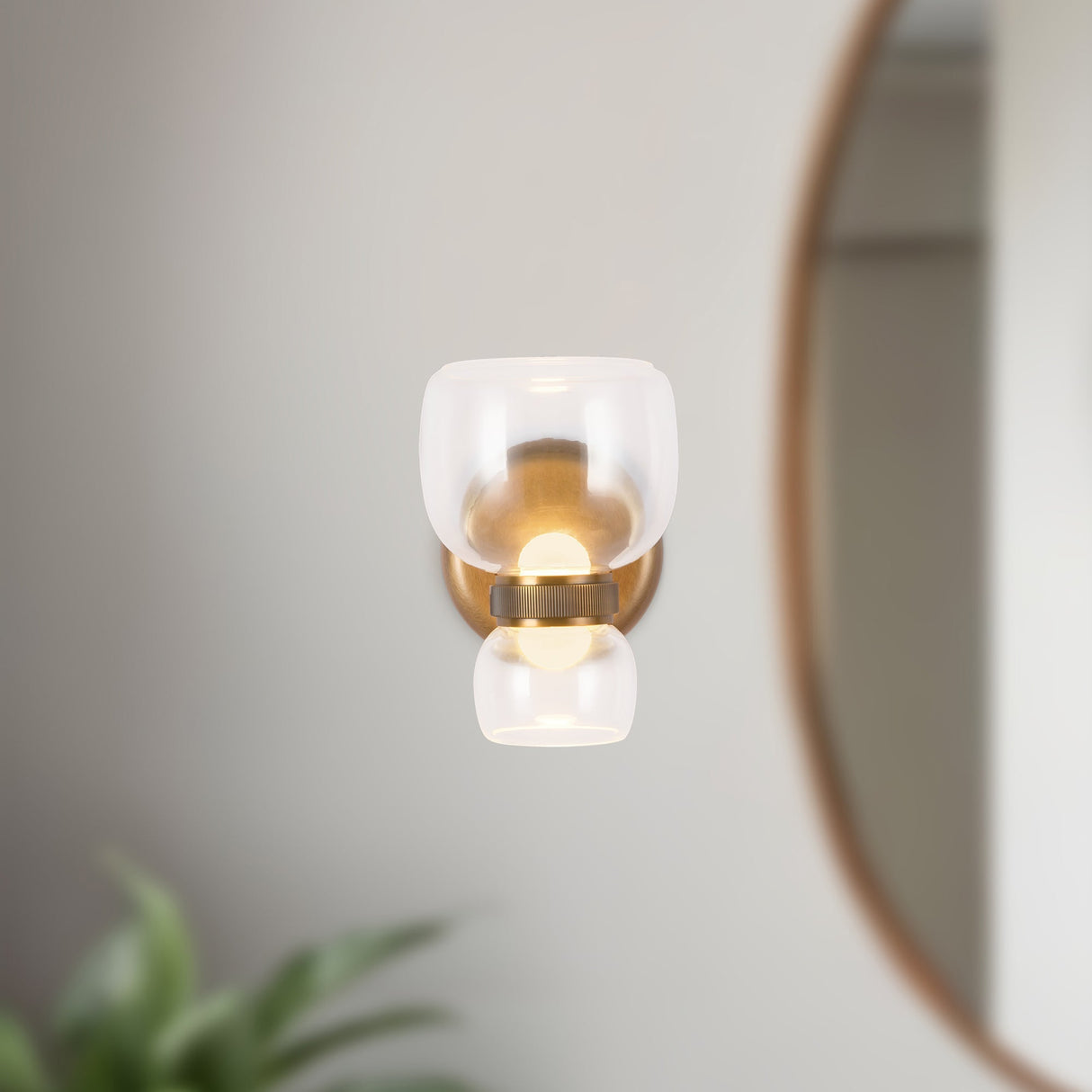 Alora Sutton 5-in Wall/Vanity Light