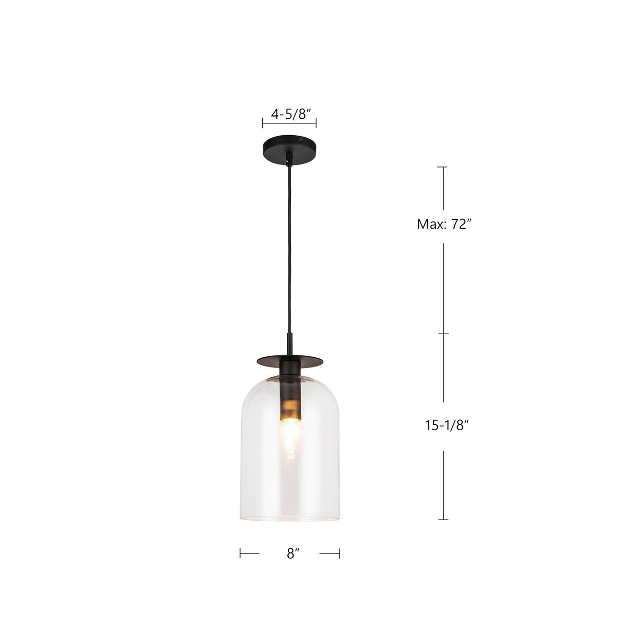 Alora Mood Sylvia 8-in Pendant