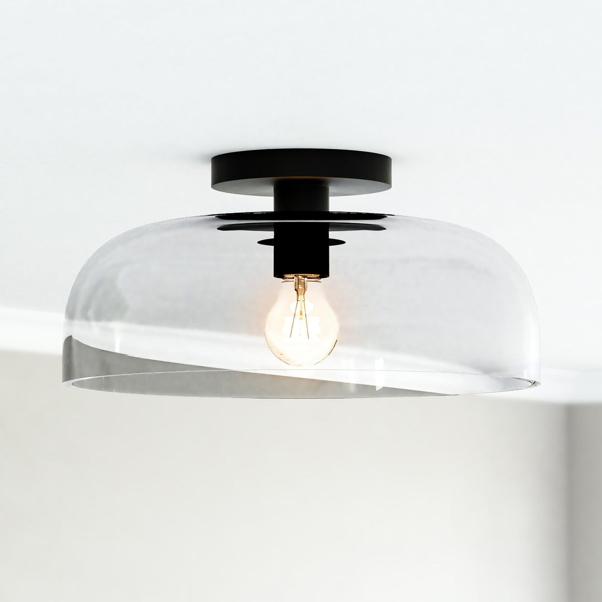 Alora Mood Sylvia 12-in Semi-Flush Mount