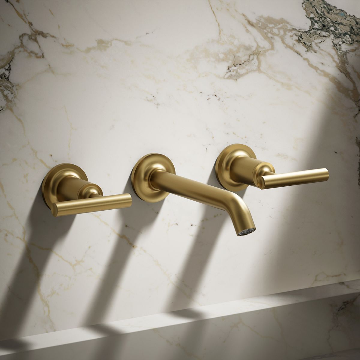 Purist® Wall-mount bathroom sink faucet trim with Lever handles, 1.2 gpm