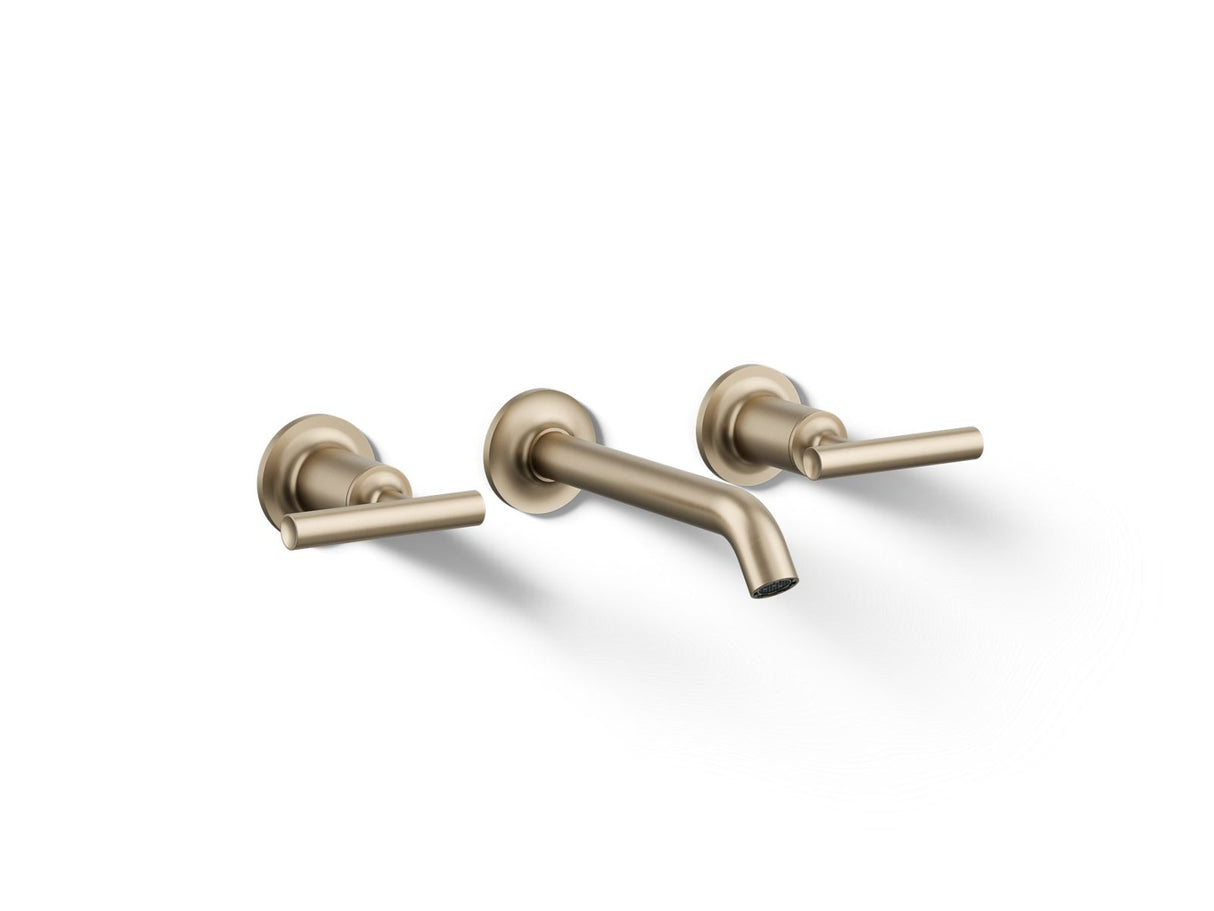 Purist® Wall-mount bathroom sink faucet trim with Lever handles, 1.2 gpm