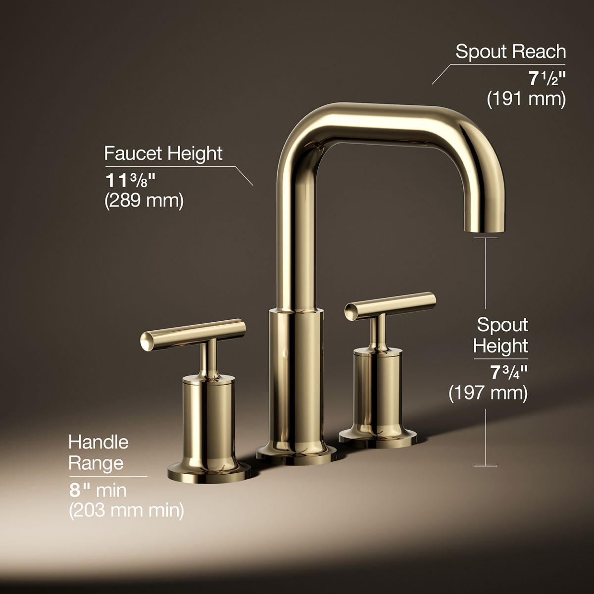 Purist® Deck-mount bath faucet trim with Lever handles