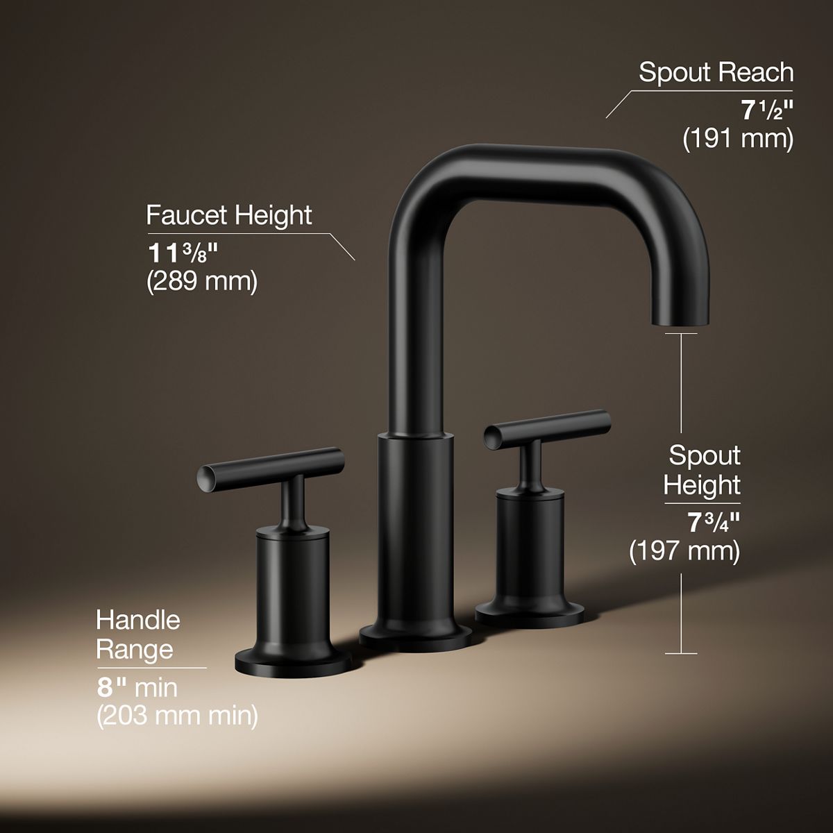 Purist® Deck-mount bath faucet trim with Lever handles