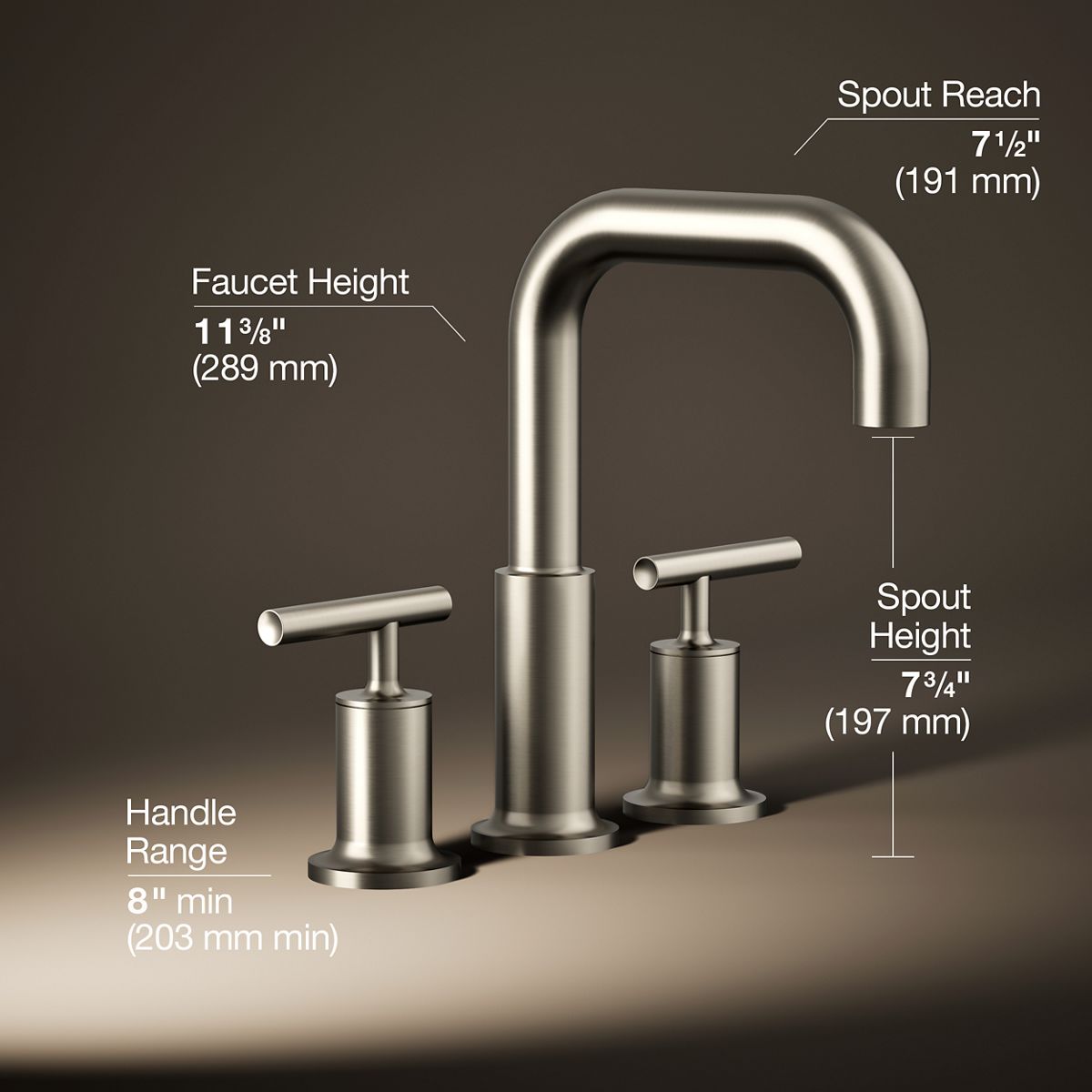 Purist® Deck-mount bath faucet trim with Lever handles