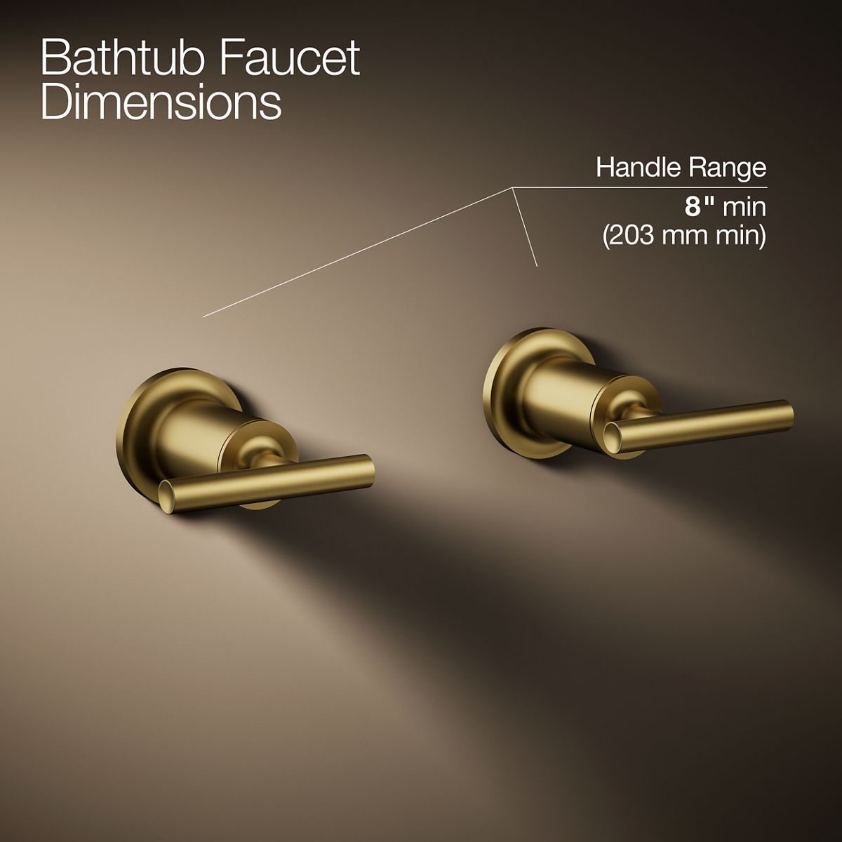 Purist® Deck- or wall-mount bath faucet handle trim with lever design