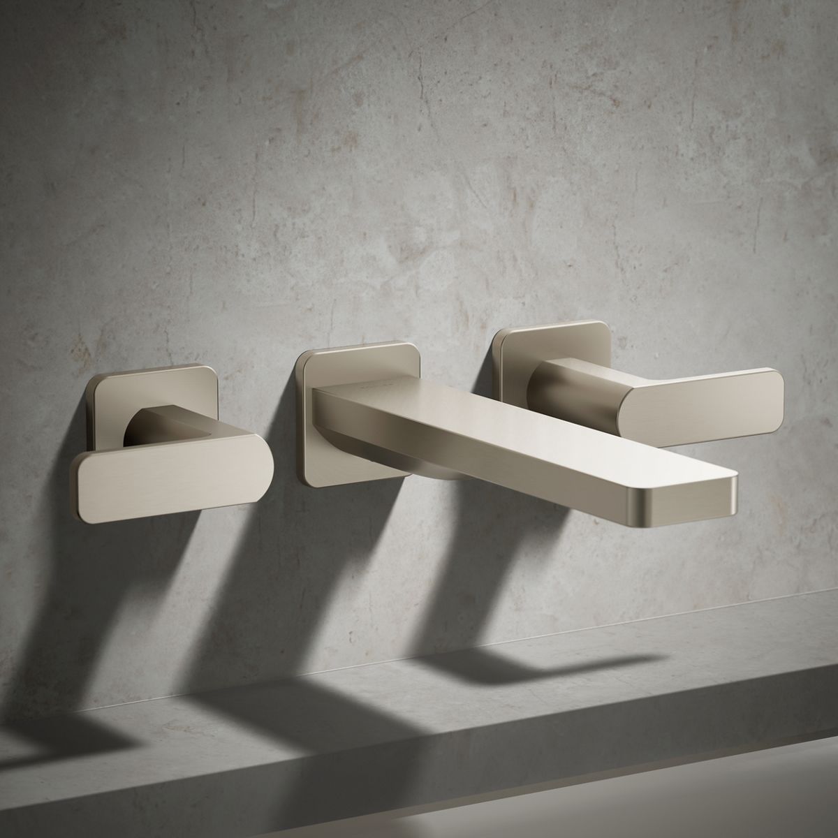 Parallel® Wall-mount bath faucet trim