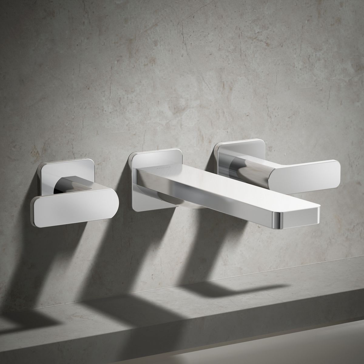 Parallel® Wall-mount bath faucet trim