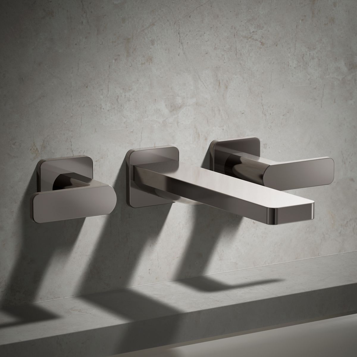 Parallel® Wall-mount bath faucet trim