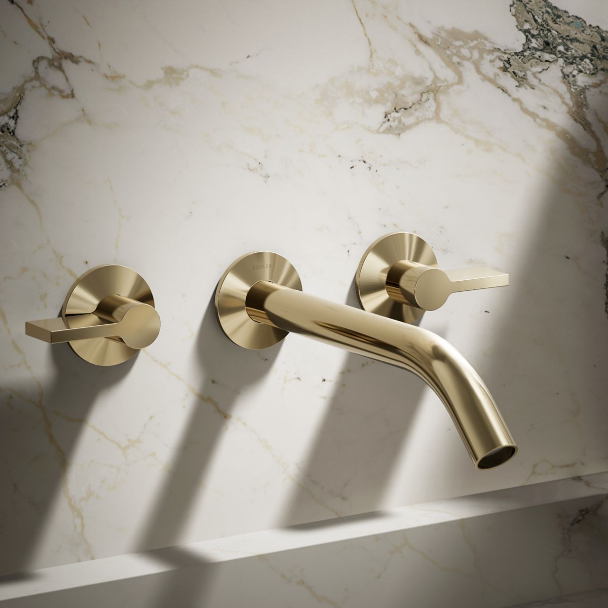 Components® Wall-mount bathroom sink faucet spout with Tube design, 1.2 gpm