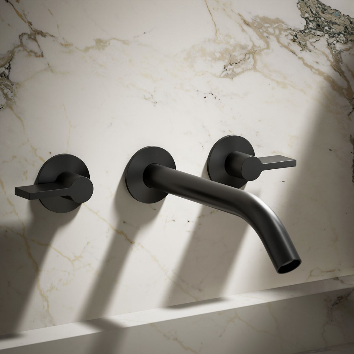 Components® Wall-mount bathroom sink faucet spout with Tube design, 1.2 gpm