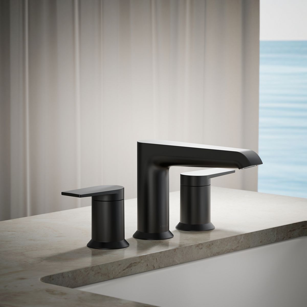Hint® Deck-mount bath faucet trim