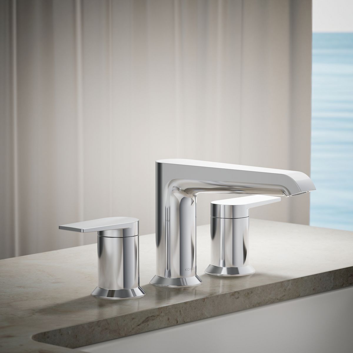 Hint® Deck-mount bath faucet trim