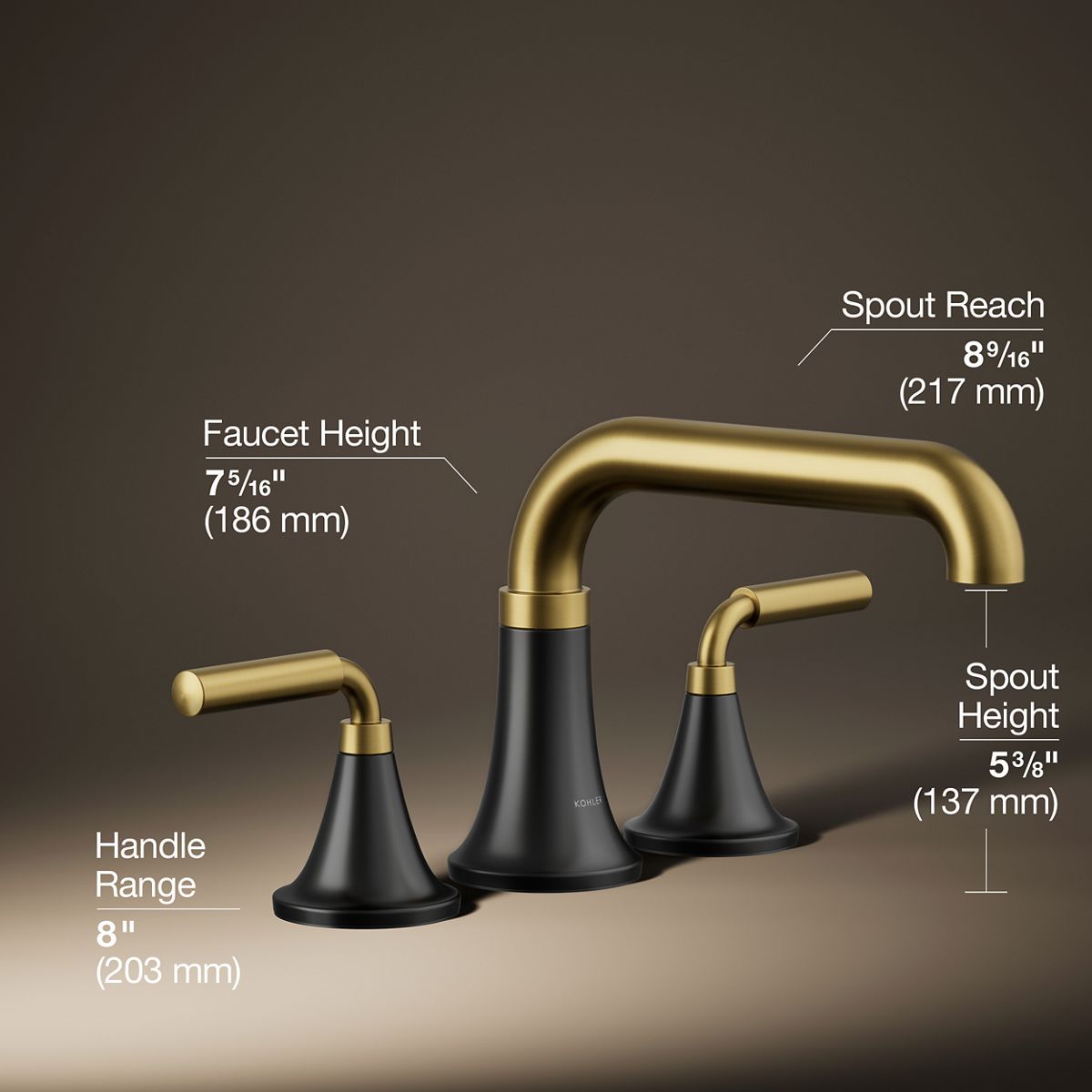 Tone™ Deck-mount bath faucet trim