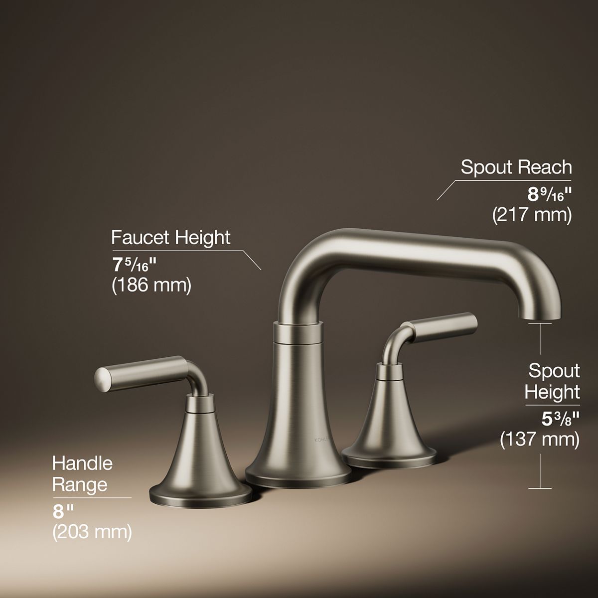 Tone™ Deck-mount bath faucet trim