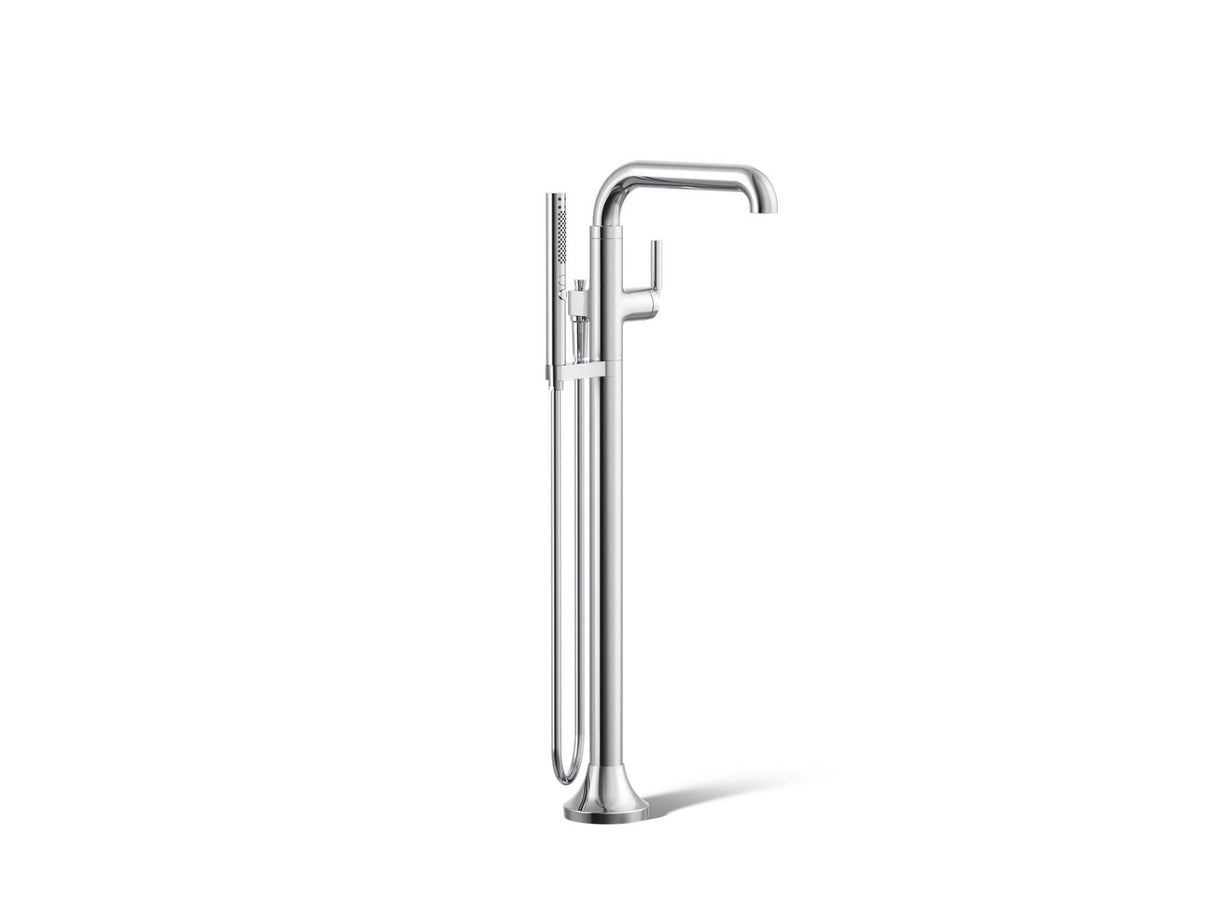 Tone™ Floor-mount bath filler trim with handshower