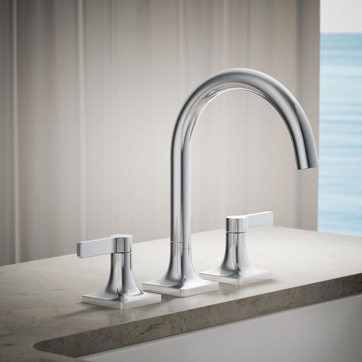 Venza® Deck-mount bath faucet trim