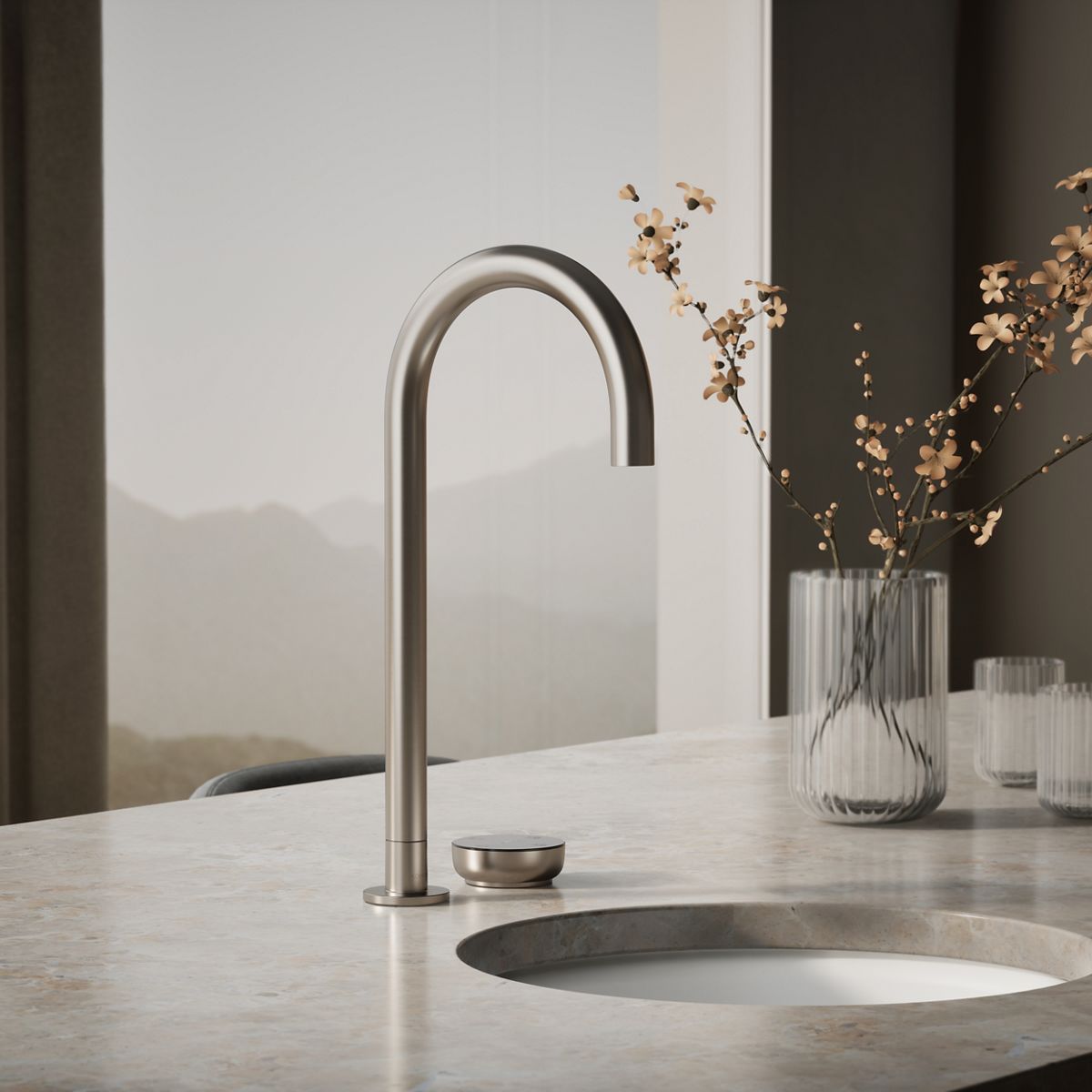 Aquifer® 4-in-1 tall arc beverage faucet