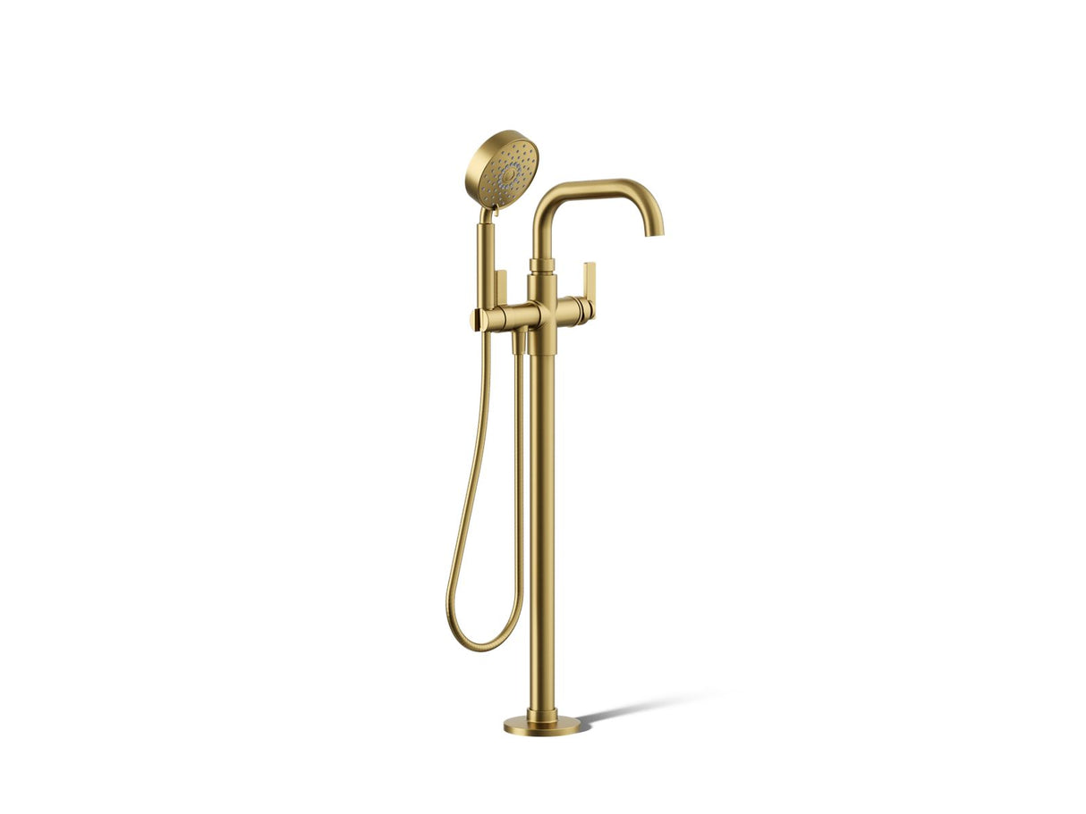 Castia® by Studio McGee Floor-mount bath filler trim with handshower