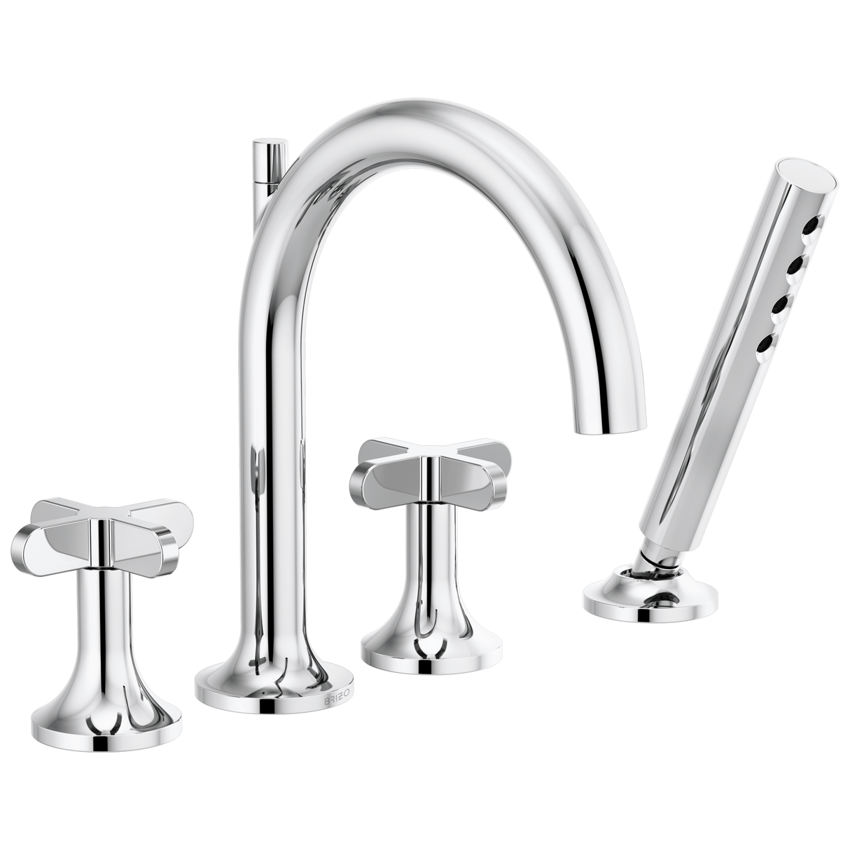 Odin Roman Tub Faucet with Handshower - Less Handles
