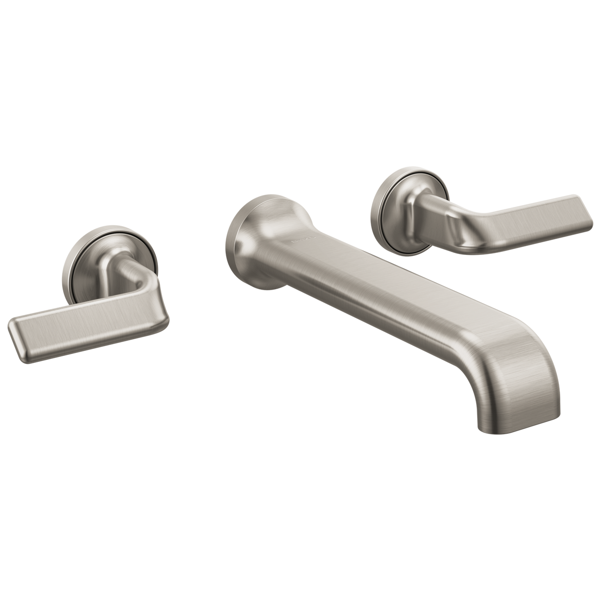 Allaria Two-Handle Wall Mount Tub Filler - Less Handles