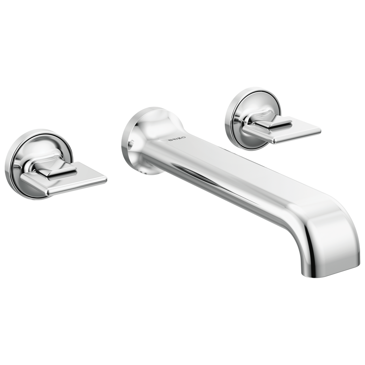 Allaria Two-Handle Wall Mount Tub Filler - Less Handles