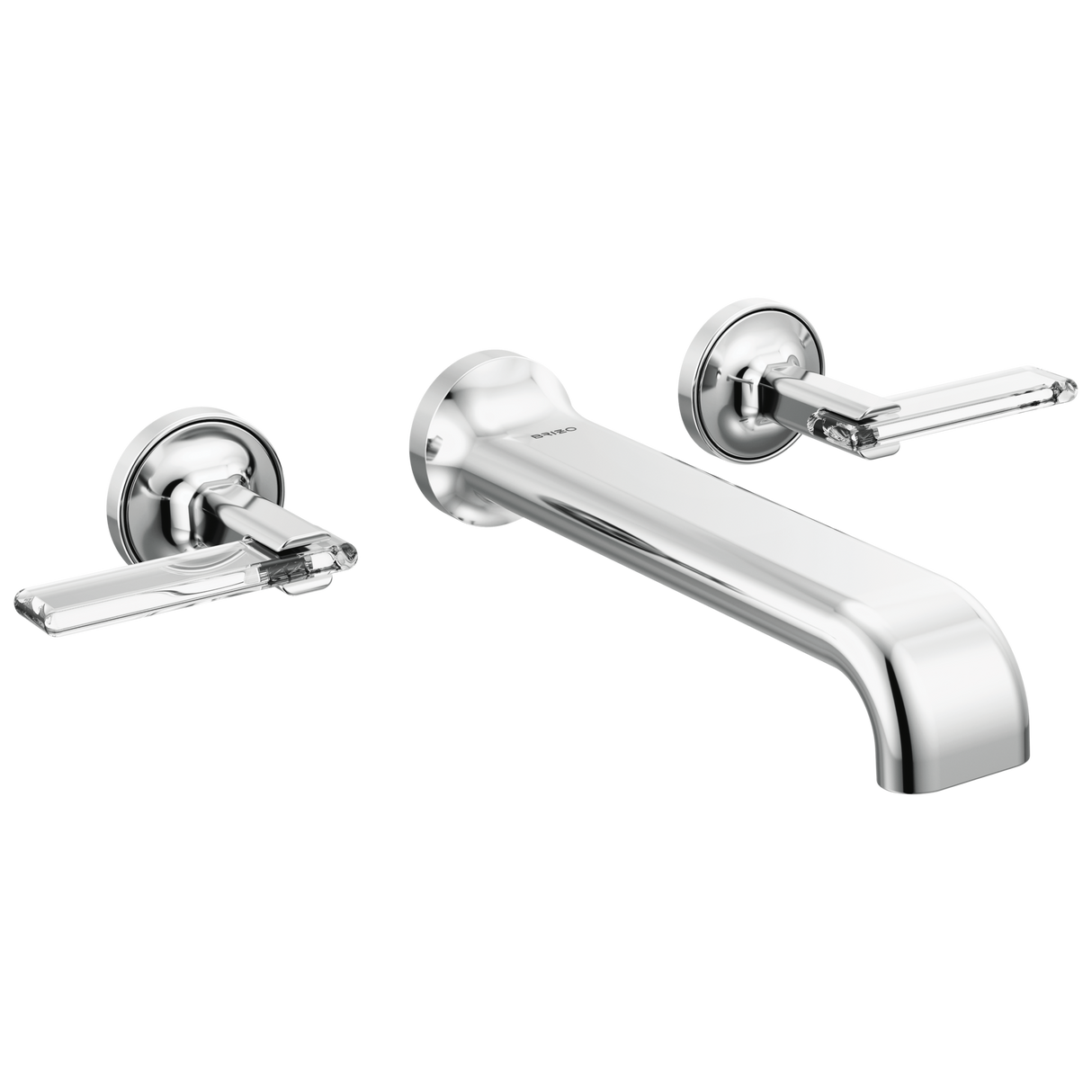 Allaria Two-Handle Wall Mount Tub Filler - Less Handles