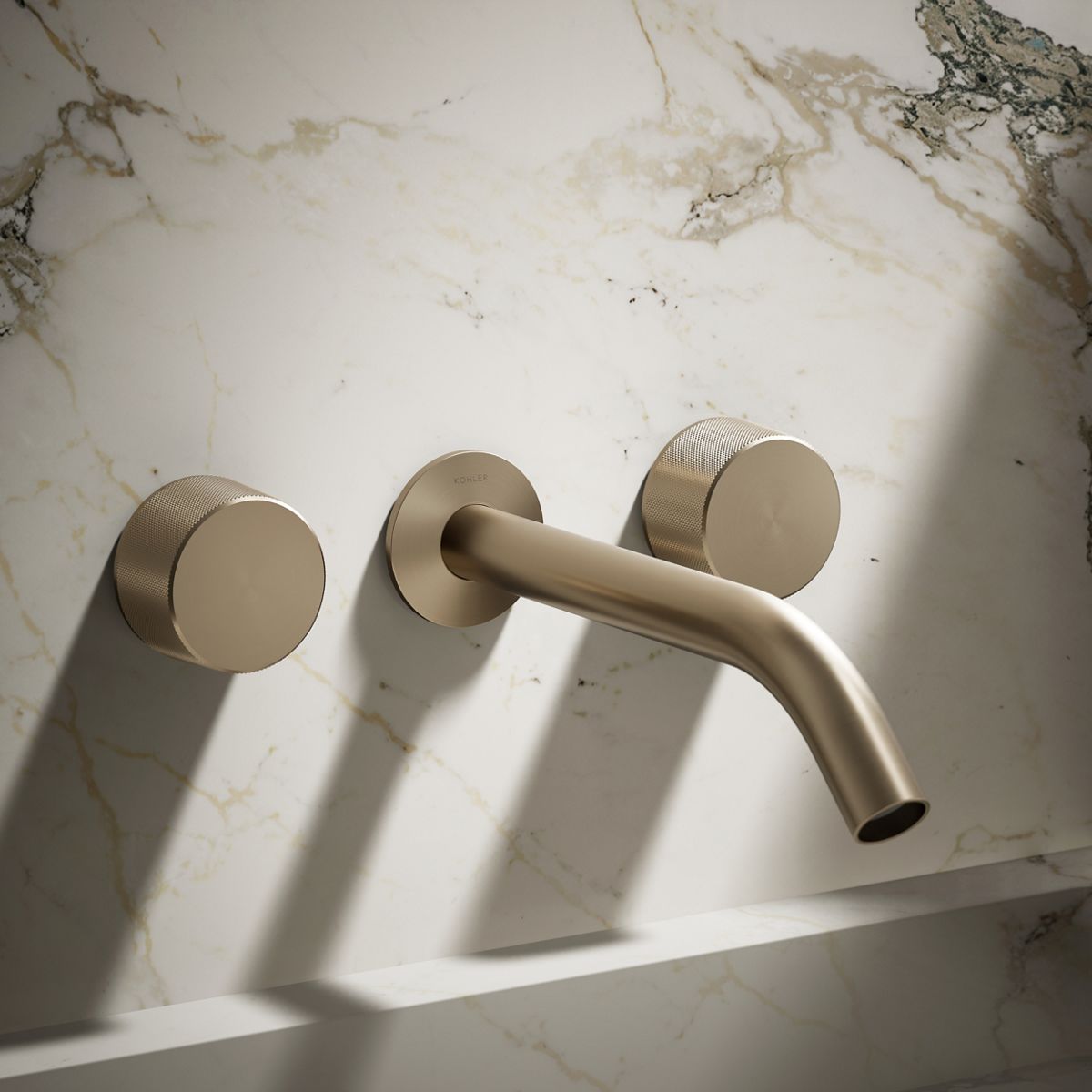 Components® Wall-mount bathroom sink faucet Oyl handle trim