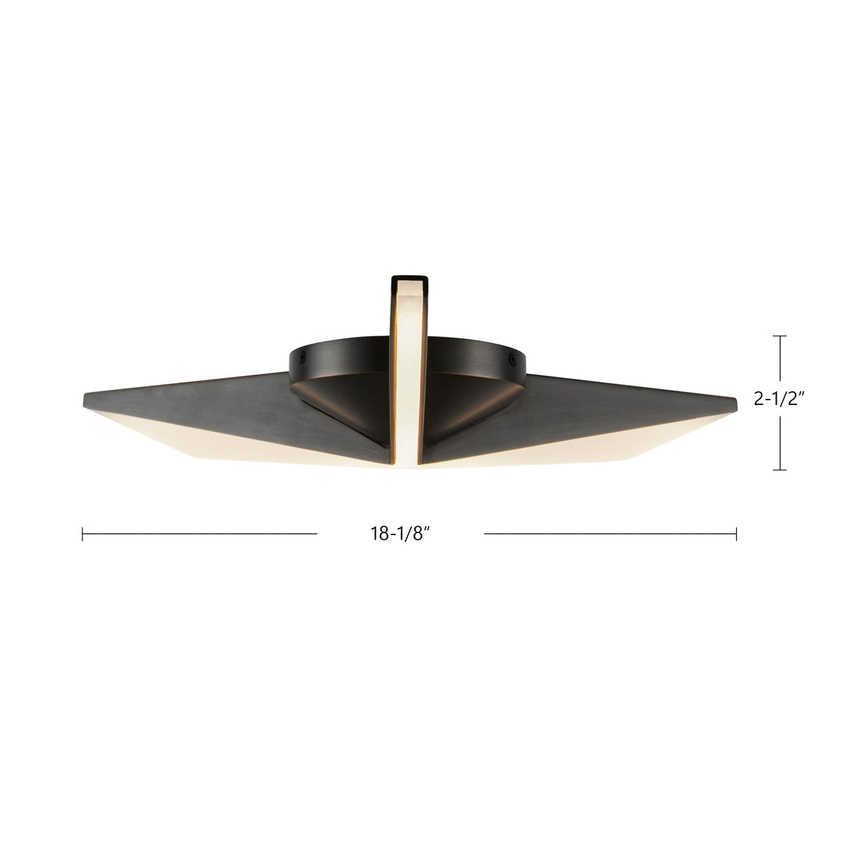 Kuzco Tachi 18-in Flush Mount