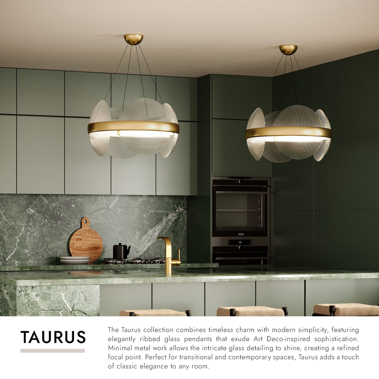 Kuzco Taurus 22-in Chandelier