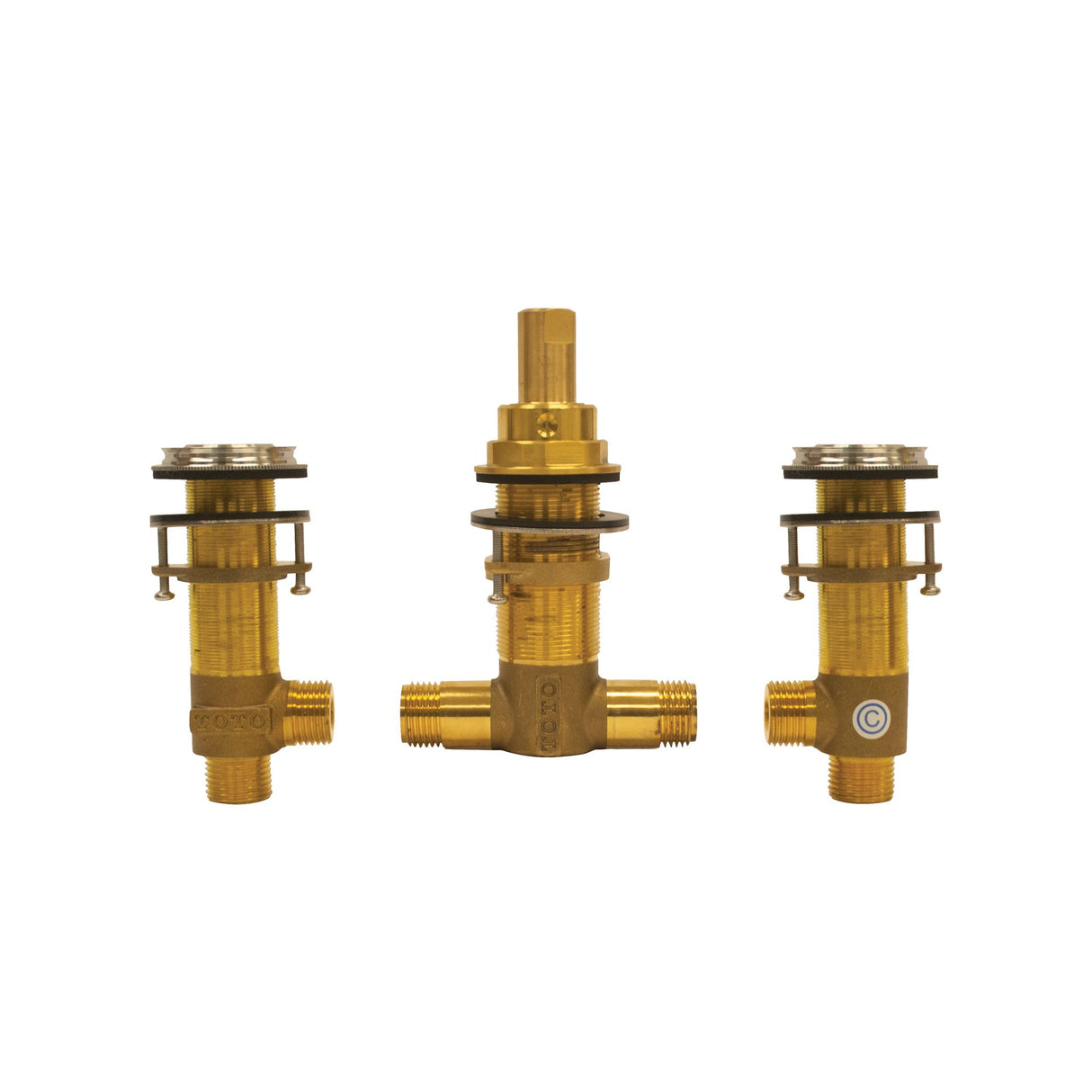 Three-Hole Roman Tub Filler Rough-in