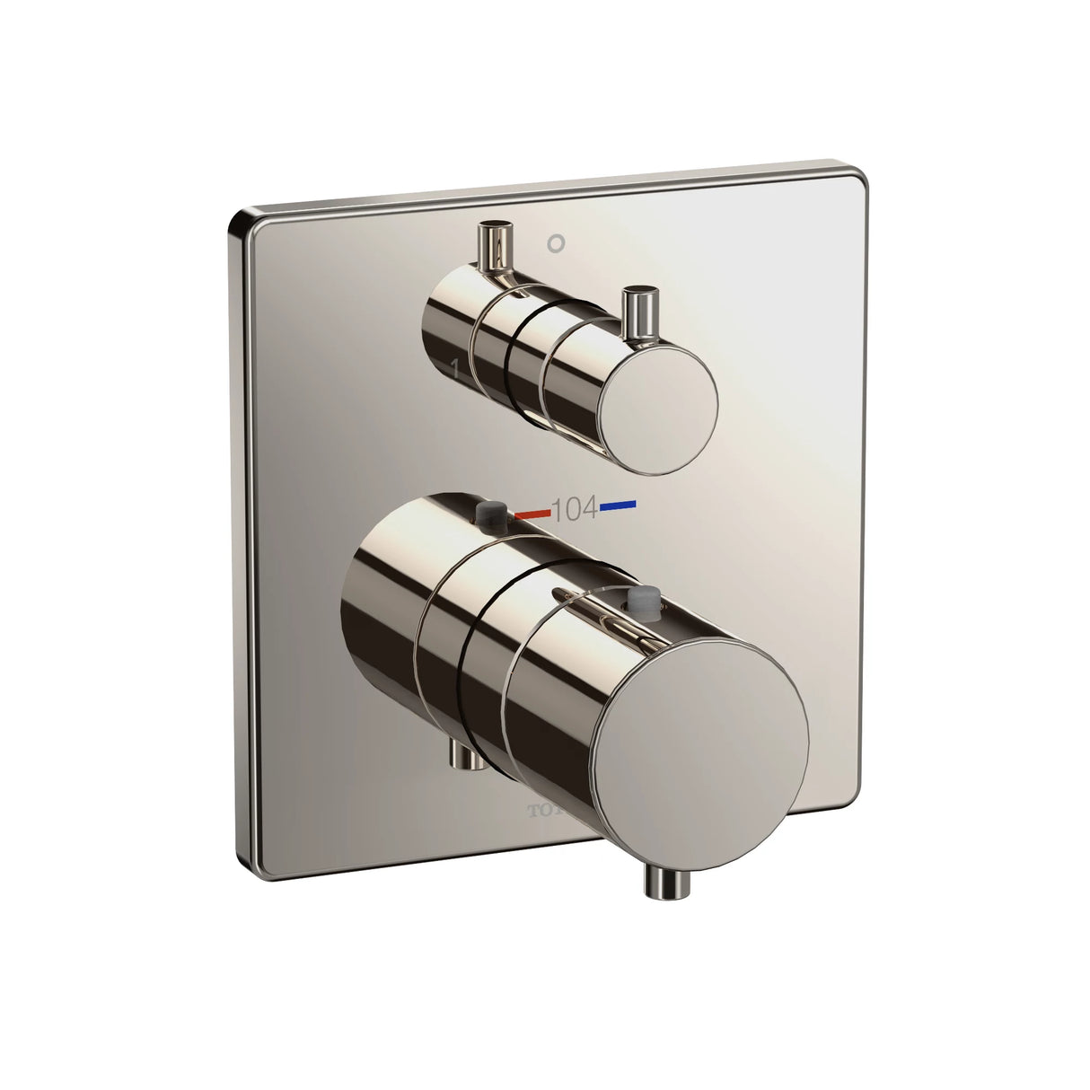 Thermostatic Mixing Valve with Two-way Diverter Trim - Square