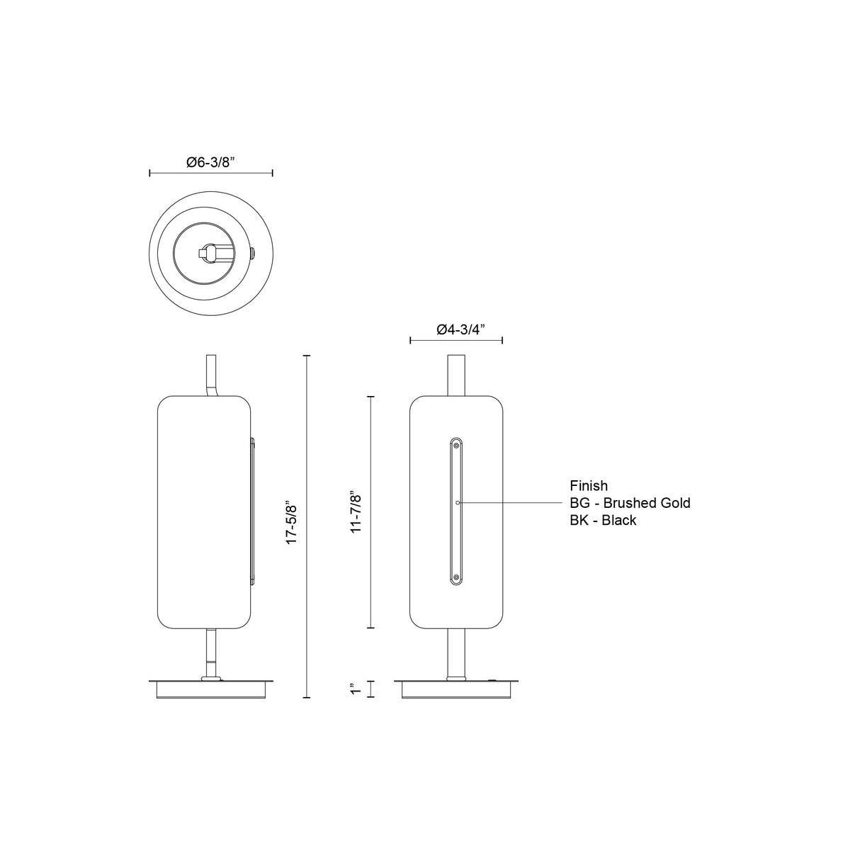 Kuzco Hilo 18-in Table Lamp
