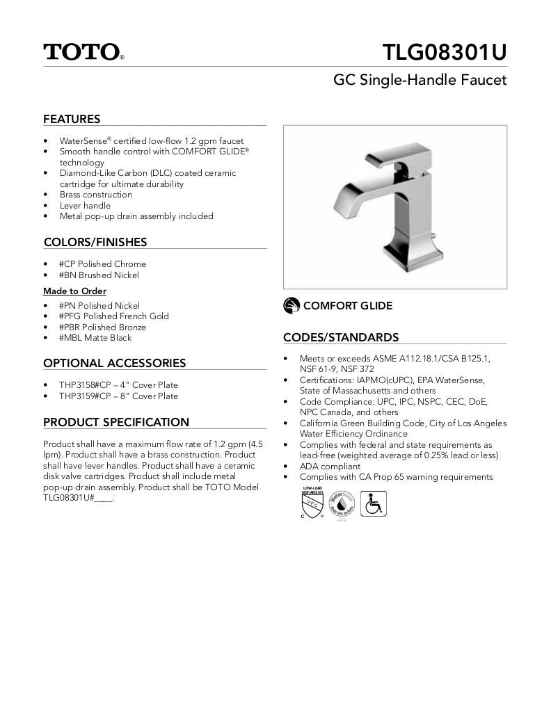 GC Single-Handle Faucet - 1.2 GPM