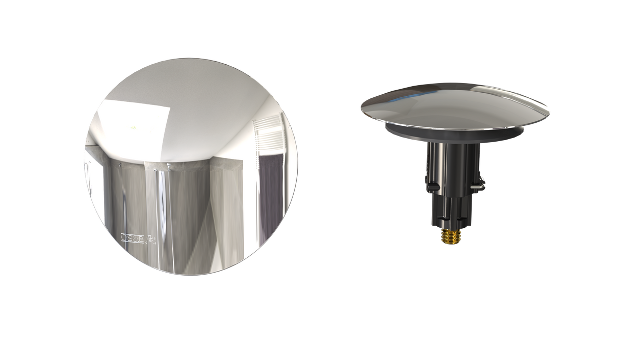 Trim Kit Clicker Chrome Round Fp (TRB02Q)