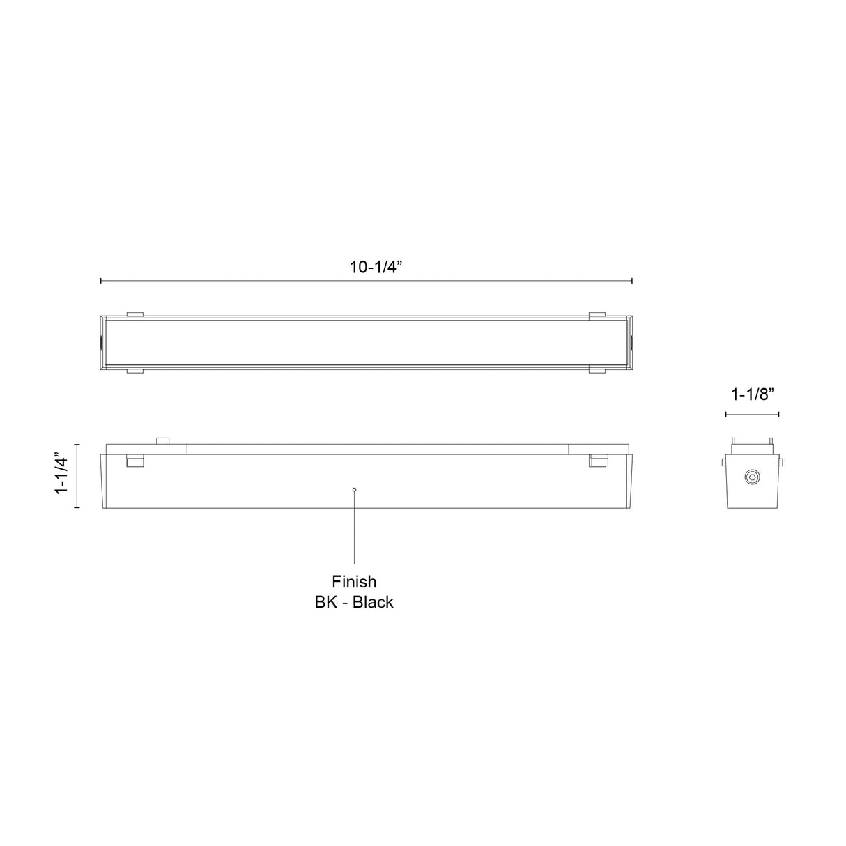 Kuzco Jaren 10-in Trilo Track Light Bar